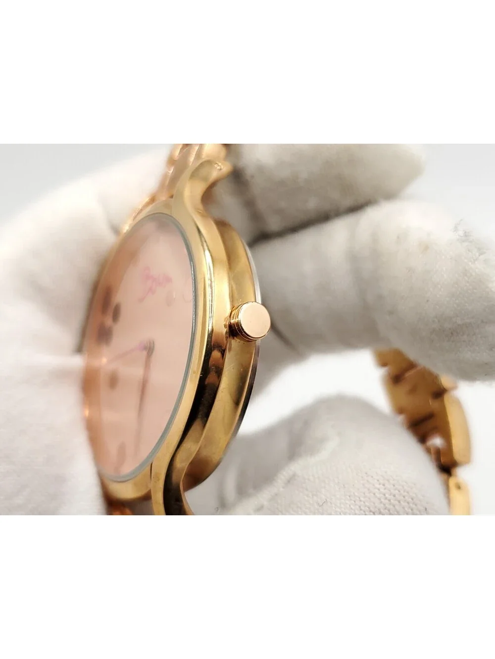 Boum Quartz Watch Womens Rose Gold Tone Round 35mm Dial